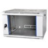 19 Zoll Wandschrank Flat Pack Netzwerk Wandverteiler Tiefe 600 Mm Lichtgrau