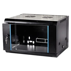 19 Zoll Wandschrank Flat Pack Netzwerk Wandverteiler Tiefe 600 Mm Schwarz