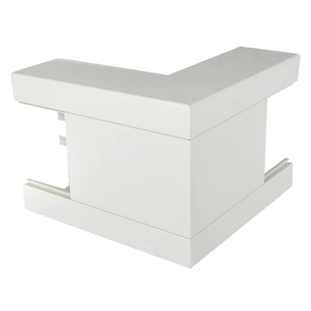 Brüstungskanal Außeneck Alpinweiß 3 Brüstungskanal Außeneck Alpinweiß