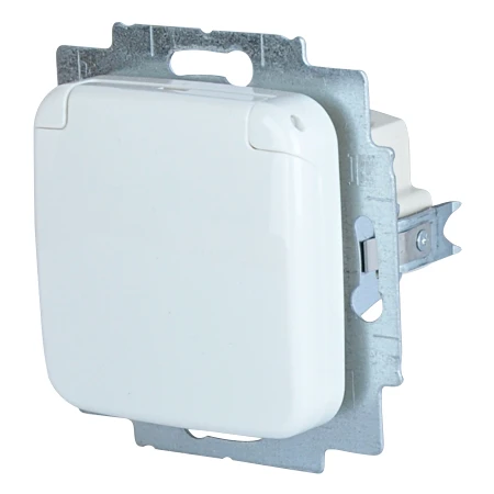 Busch-Jaeger Steckdose Mit Klappdeckel 20 EUK-214 4 Busch-Jaeger Steckdose Mit Klappdeckel 20 EUK-214 – Bild 2