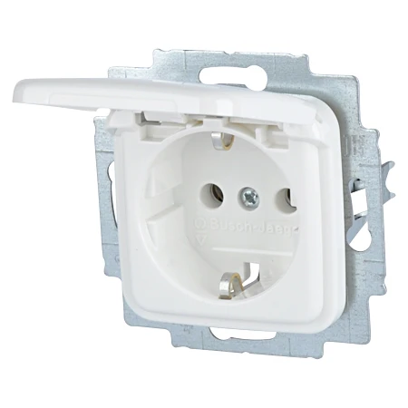 Busch-Jaeger Steckdose Mit Klappdeckel 20 EUK-214 3 Busch-Jaeger Steckdose Mit Klappdeckel 20 EUK-214