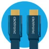 Clicktronic High Speed HDMI Flachkabel, Casual -Kabel Draht Rabatte clicktronic high speed hdmi flachkabel mit ethernet casual serie