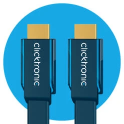 Clicktronic High Speed HDMI Flachkabel, Casual