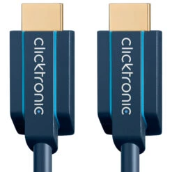 Clicktronic High Speed HDMI Kabel With Ethernet Casual-Serie -Kabel Draht Rabatte clicktronic high speed hdmi kabel mit ethernet casual serie stecker