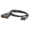 DisplayPort DVI Kabel Schwarz