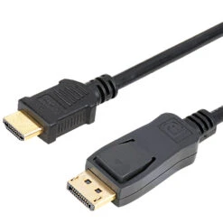 DisplayPort HDMI Kabel Schwarz