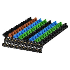 Dosenklemme 12-polig Beidseitig Offen 4 Mm², 10 Riegel