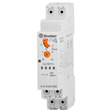 Finder 14.61 Treppenlichtzeitschalter Mit Ausschaltvorwarnung 3 Finder 14.61 Treppenlichtzeitschalter Mit Ausschaltvorwarnung