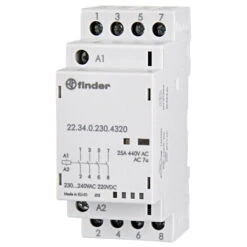 Finder 22.34 Installationsschütz 4 Schließer 25 A