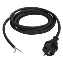 Gummi Anschlusskabel H07RN-F Schwarz