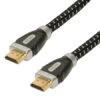 High Speed HDMI Kabel With Ethernet, Cotton-Mantel Schwarz 2 High Speed HDMI Kabel With Ethernet, Cotton-Mantel Schwarz -Kabel Draht Rabatte high speed hdmi kabel with ethernet cotton mantel schwarz silber