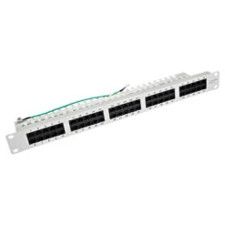 Telefon / ISDN Patchfeld 50-Port Ungeschirmt Grau Rackeinbau