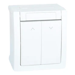 Jalousie Aufputz Feuchtraum IP54 Weiß