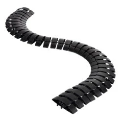 Kabelschlange Trittfest Schwarz 1 M