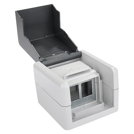 Keystone Aufputzgehäuse IP44 Datendose 2xRJ45 Leergehäuse Outdoor AP 3 Keystone Aufputzgehäuse IP44 Datendose 2xRJ45 Leergehäuse Outdoor AP