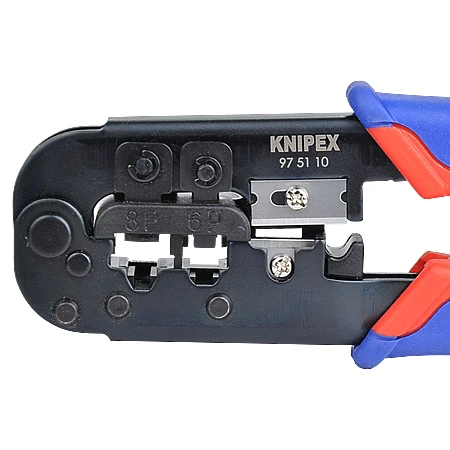 Knipex Crimpzange Für Netzwerkstecker Westernstecker 4 Knipex Crimpzange Für Netzwerkstecker Westernstecker – Bild 2