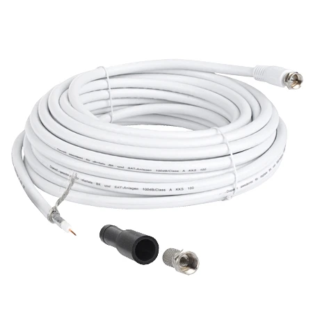 Koaxialkabel Set Digital 2-fach Geschirmt 3 Koaxialkabel Set Digital 2-fach Geschirmt