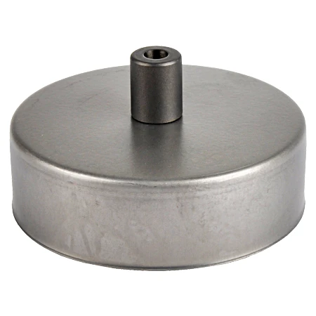 Lampenbaldachin Flach Metall Eisengrau 3 Lampenbaldachin Flach Metall Eisengrau