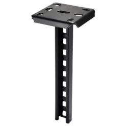 Metall Hängestiel Mit C-Profil 41x21 Mm Pulverbeschichtet Schwarz Matt