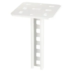 Metall Hängestiel Mit C-Profil 41x21 Mm Pulverbeschichtet Weiß Matt