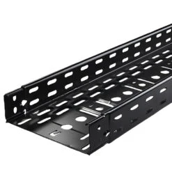 Metall Kabelrinne 60x100 Pulverbeschichtet Schwarz Matt