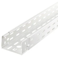 Metall Kabelrinne 60x100 Pulverbeschichtet Weiß Matt