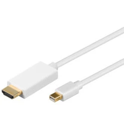 Mini DisplayPort HDMI Kabel Weiß