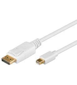 Mini DisplayPort DisplayPort Kabel Weiß