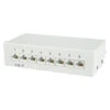 Mini Patchfeld 8-Port Cat.6 Lichtgrau -Kabel Draht Rabatte mini patchfeld 8 port cat6 lichtgrau