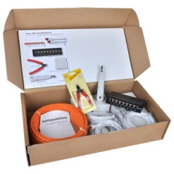 Netzwerk Set 16-teilig Mit 100 M Netzwerkkabel