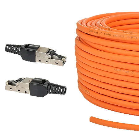 Netzwerk-Set "easy" Cat.7 Installationskabel & Stecker Werkzeuglos 3-teilig 100 M 3 Netzwerk-Set "easy" Cat.7 Installationskabel & Stecker Werkzeuglos 3-teilig 100 M