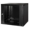 Netzwerk Wandgehäuse Flat Pack 19 Zoll Schwarz
