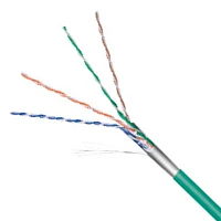 Netzwerkkabel Cat.5e F/UTP Flexibel Grün