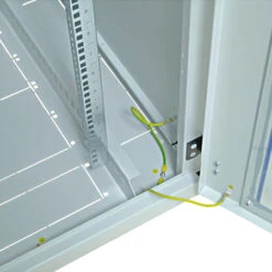 Netzwerkschrank 42 HE 800x800 Grau -Kabel Draht Rabatte netzwerkschrank 42 he 800x800 grau detail erdung