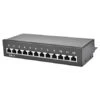Patchpanel / Patchfeld 12-Port Cat.6 Schwarz -Kabel Draht Rabatte patchfeld patchpanel 12 port cat6 schwarz