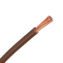 PVC Aderleitung Flexibel H07V-K 1x2,5 Mm² Braun 100 M