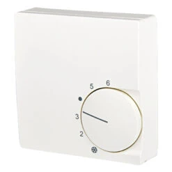 Raumthermostat Aufputz Reinweiß Matt