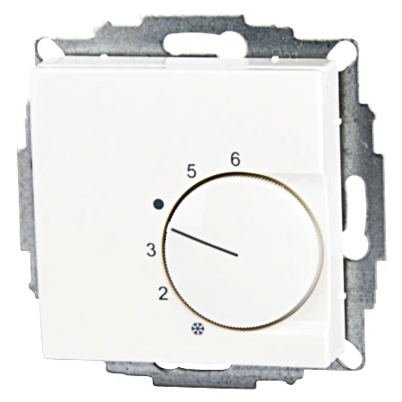 Raumthermostat UP Wechslerkontakt 55x55 Reinweiß Glänzend 3 Raumthermostat UP Wechslerkontakt 55x55 Reinweiß Glänzend