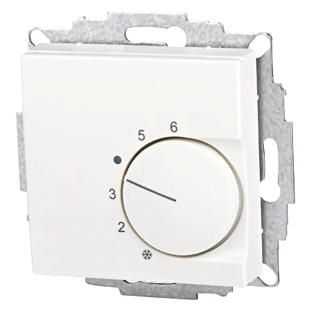 Raumthermostat UP Wechslerkontakt 55x55 Reinweiß Matt 3 Raumthermostat UP Wechslerkontakt 55x55 Reinweiß Matt
