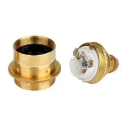 Retro Lampenfassung E27 Metall Gold Mit Klemmnippel 7 Retro Lampenfassung E27 Metall Gold Mit Klemmnippel -Kabel Draht Rabatte retro lampenfassung e27 metall gold detail
