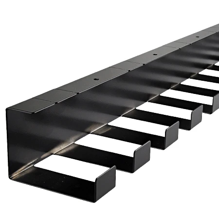 Schreibtisch Kabelwanne Metall 60x80 Mm Schwarz 1,46 M 3 Schreibtisch Kabelwanne Metall 60x80 Mm Schwarz 1,46 M