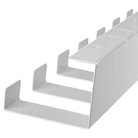 Schreibtisch Kabelwanne Metall 60x80 Mm Weiß 1,46 M 4 Schreibtisch Kabelwanne Metall 60x80 Mm Weiß 1,46 M – Bild 2