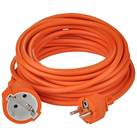 Schuko Verlängerungsleitung Orange 3 Schuko Verlängerungsleitung Orange
