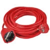 Schutzkontakt Verlängerungsleitung Rot
