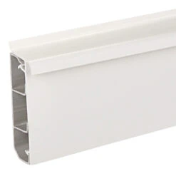 Sockelleistenkanal Alpinweiß, Teppichleiste