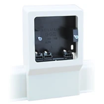 SL-Geräteträger 1-fach Leer Alpinweiß 3 SL-Geräteträger 1-fach Leer Alpinweiß