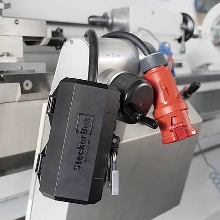 SteckerBox Abschließbar Maxi SteckerSafe Mit Schnappverschluss Schwarz 9 SteckerBox Abschließbar Maxi SteckerSafe Mit Schnappverschluss Schwarz – Bild 7