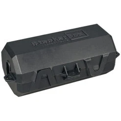 SteckerBox Abschließbar Mini SteckerSafe Mit Schnappverschluss Schwarz