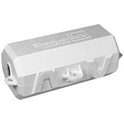 SteckerBox Abschließbar Mini SteckerSafe Mit Schnappverschluss Weiß