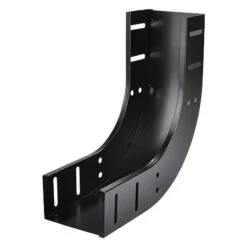 Steigestück 90° Vertikal Pulverbeschichtet Schwarz Matt